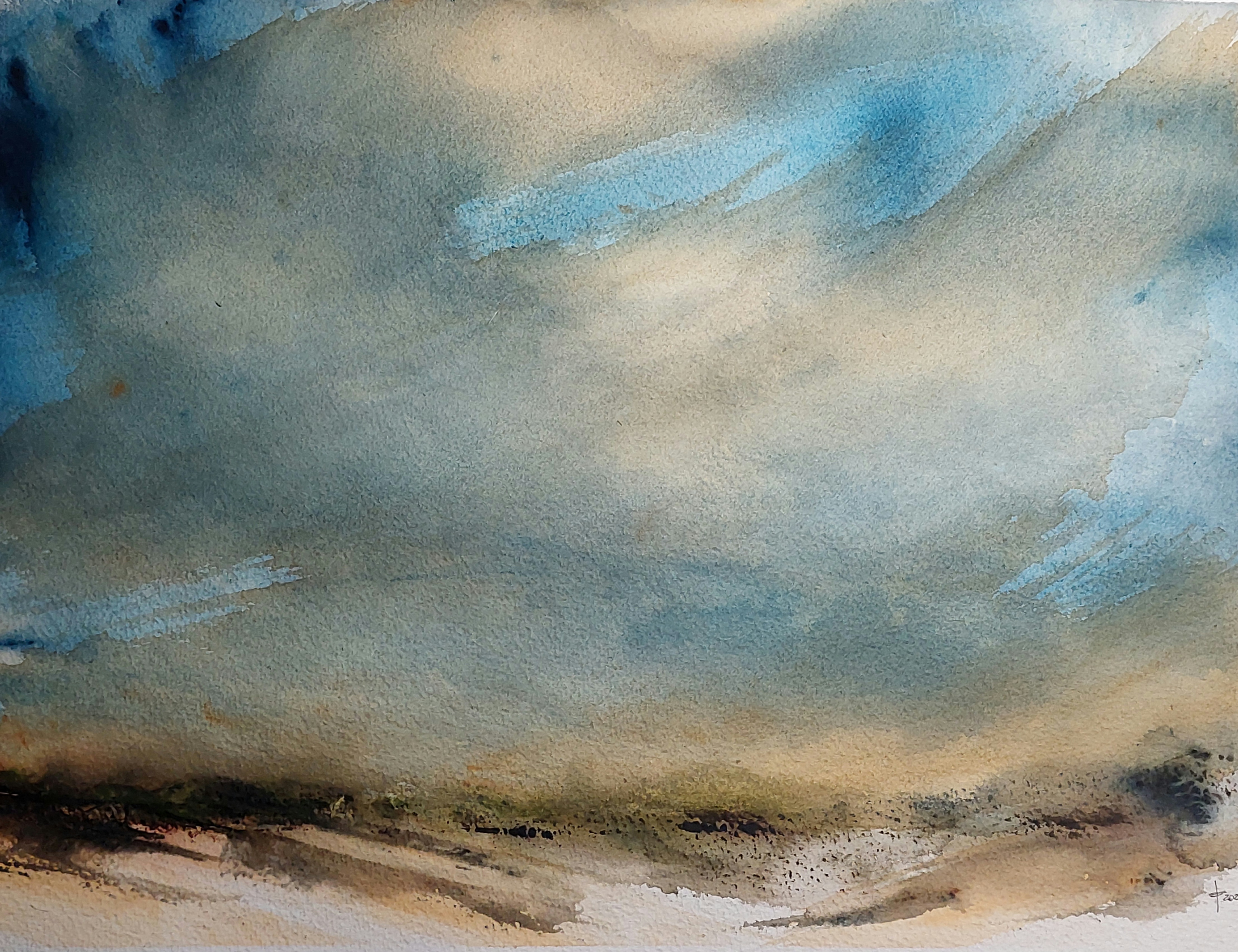 Vento sulle dune di sabbia 31X41